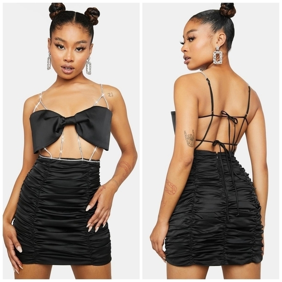 For Love and Lemons Martina Mini Dress - Picture 1 of 7